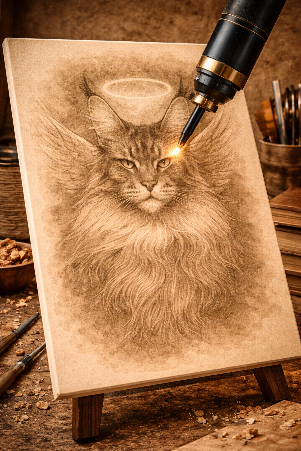 Matière - Gravure sur toiles