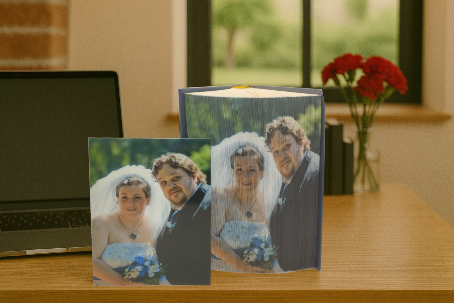 Livre décoré - Personnalisable avec votre photo