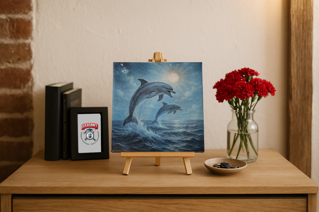 Saut de dauphins (Faïence)