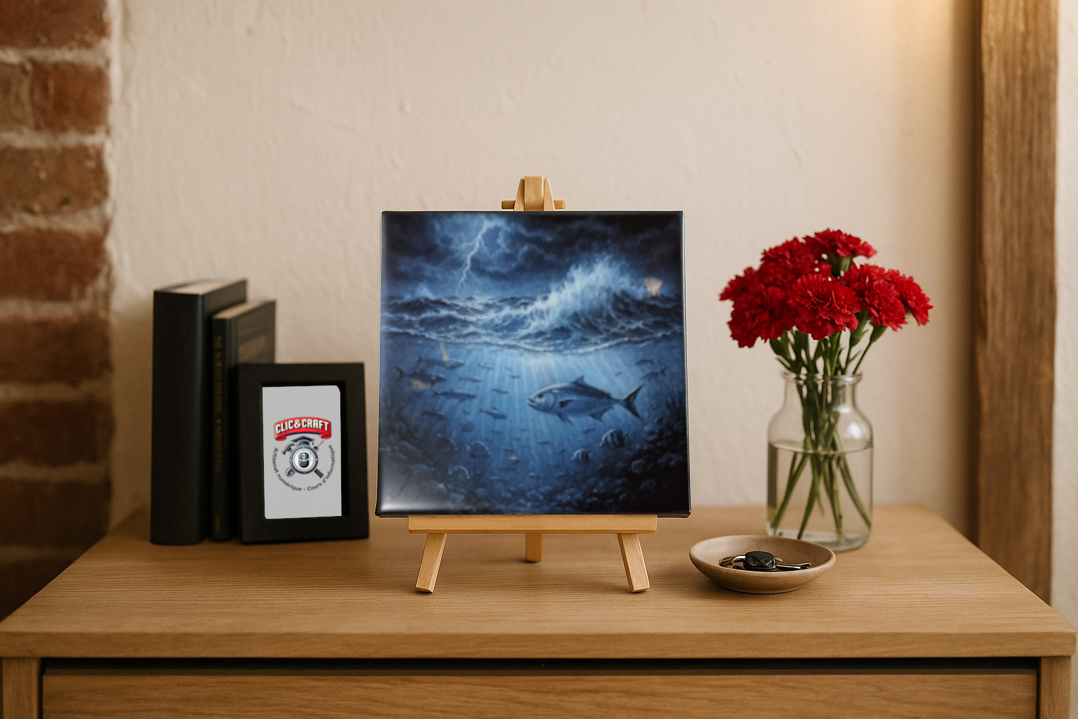 Tempête sous l'océan (Faïence)