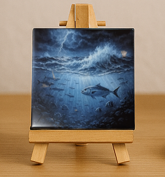 Tempête sous l'océan (Faïence)