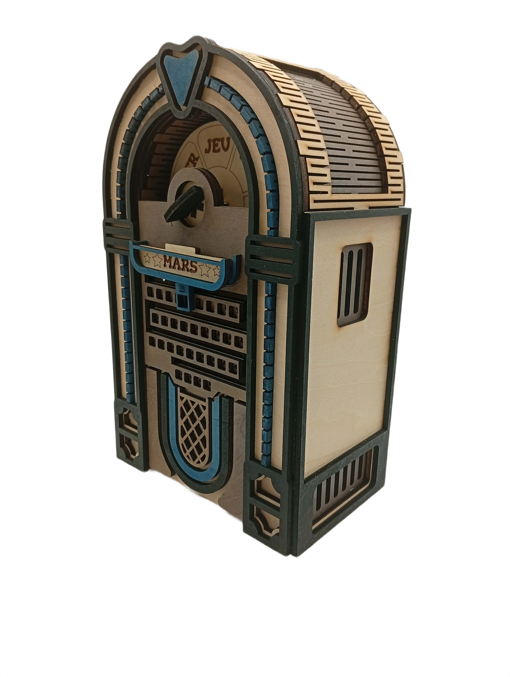 Calendrier perpétuel - Jukebox vintage