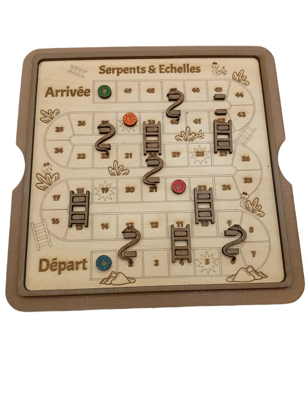 Jeu T4 - Moksha Patamu (Serpents & Echelles)