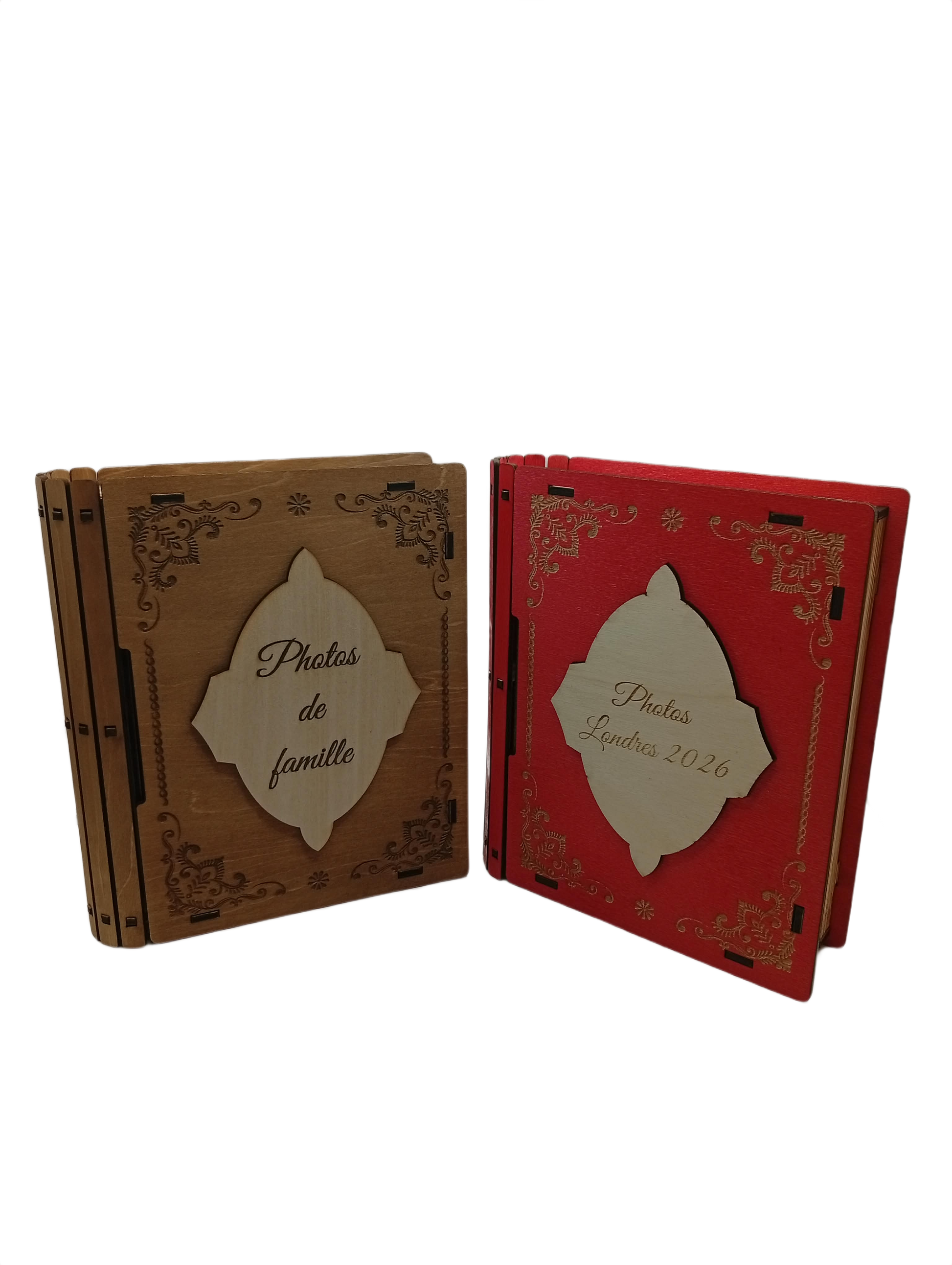 Boite 10x15 cm en forme de livre