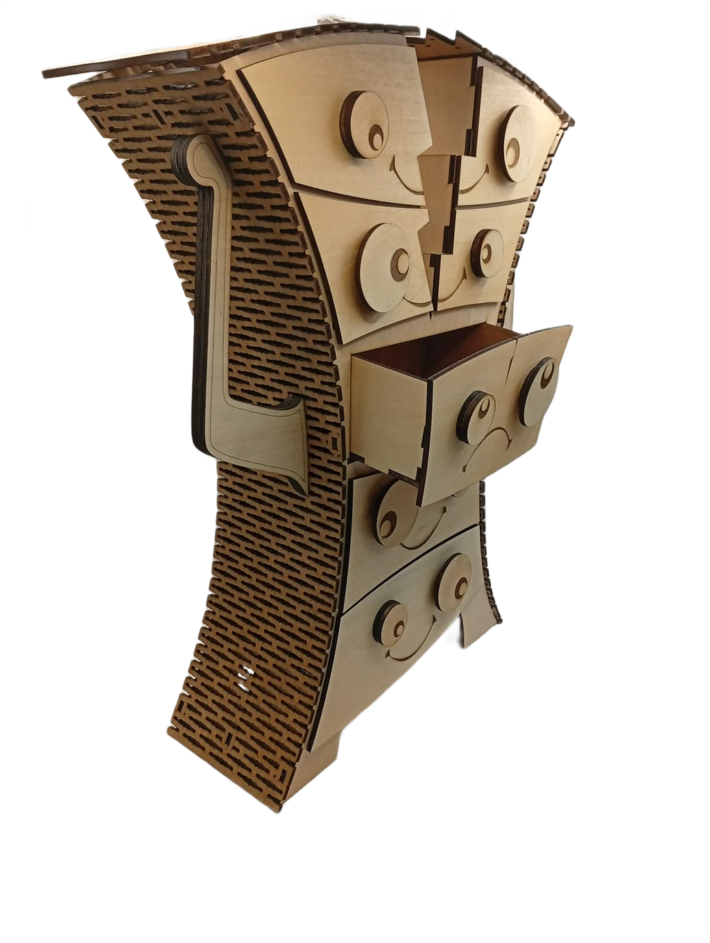 Boite à bijoux en forme de commode "modèle 1"