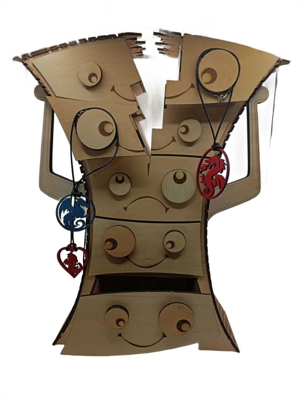 Boite à bijoux en forme de commode "modèle 1"