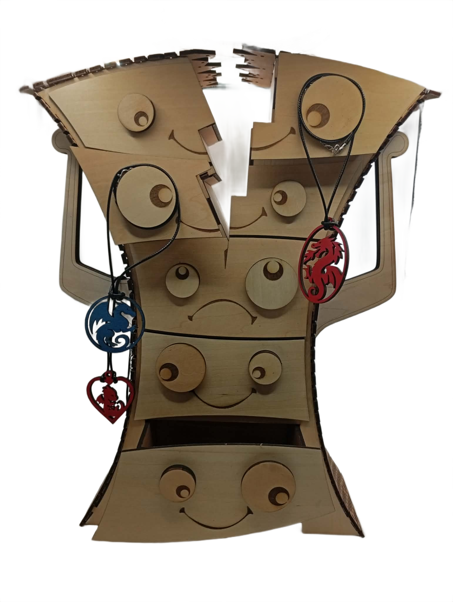 Boite à bijoux en forme de commode "modèle 1"