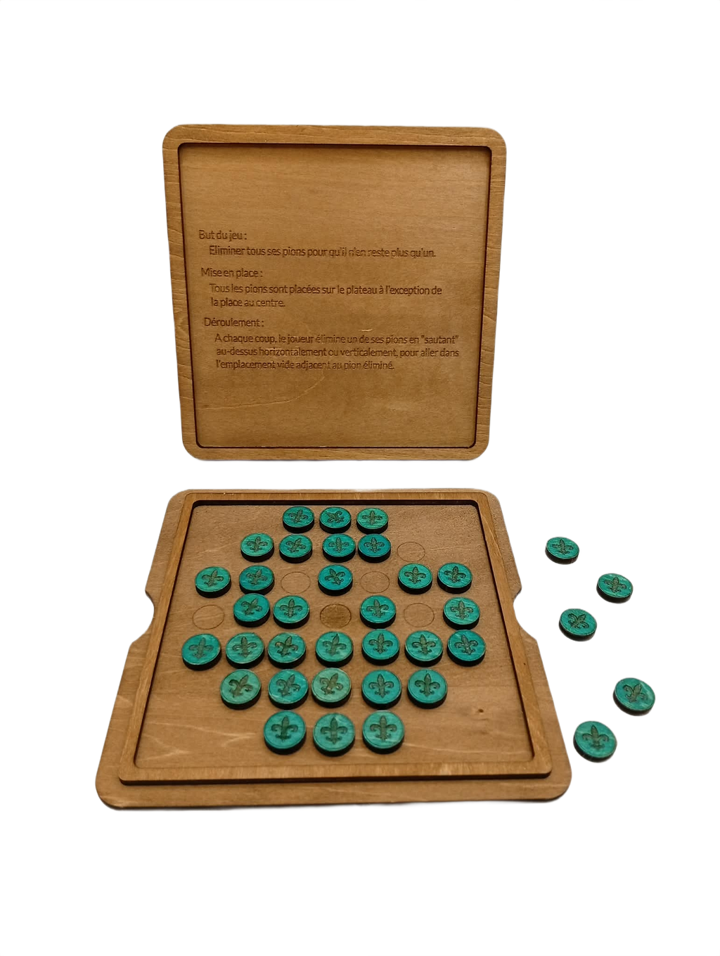 Jeu T1 - le Mercure Galant (Solitaire Français)