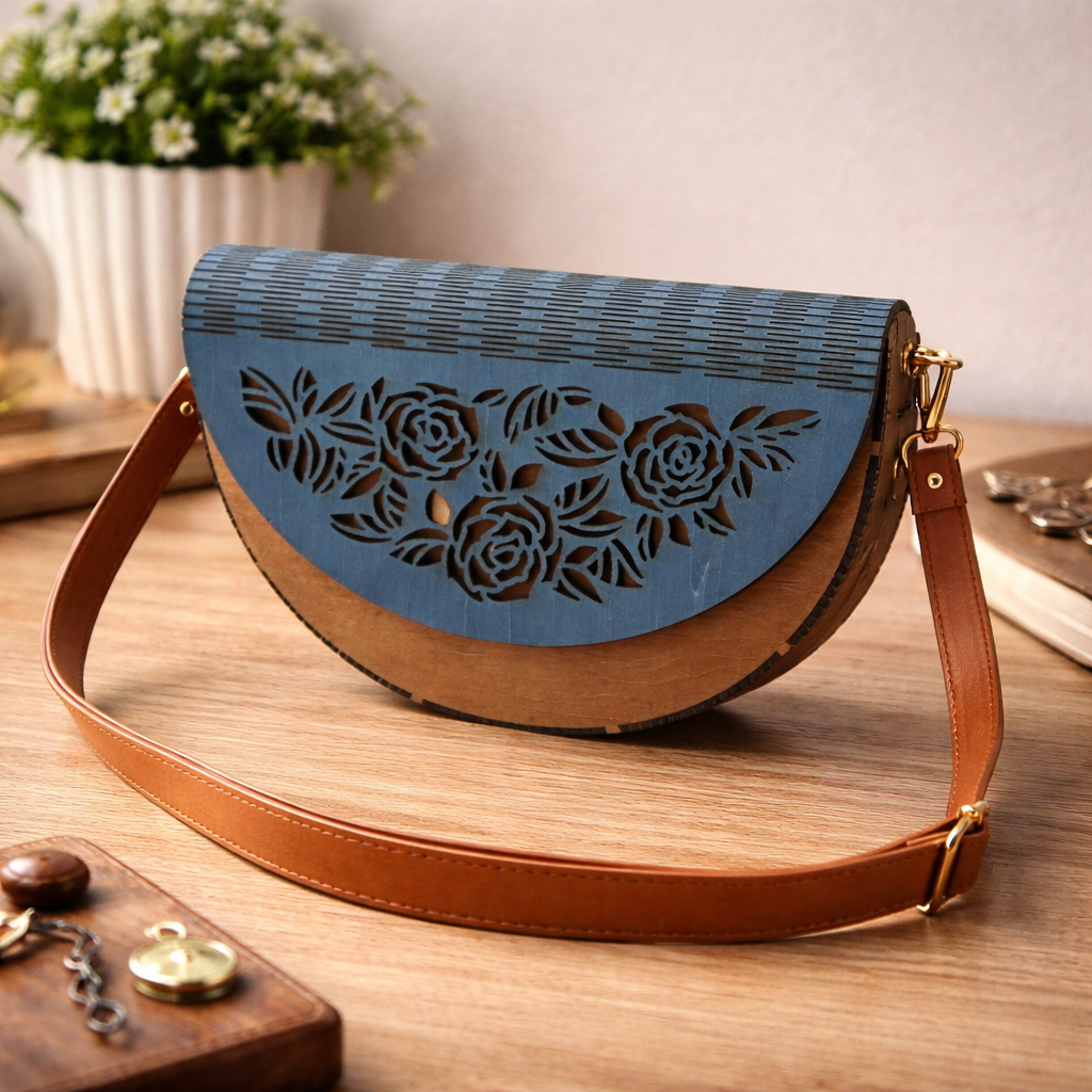 Sac à mains en bois