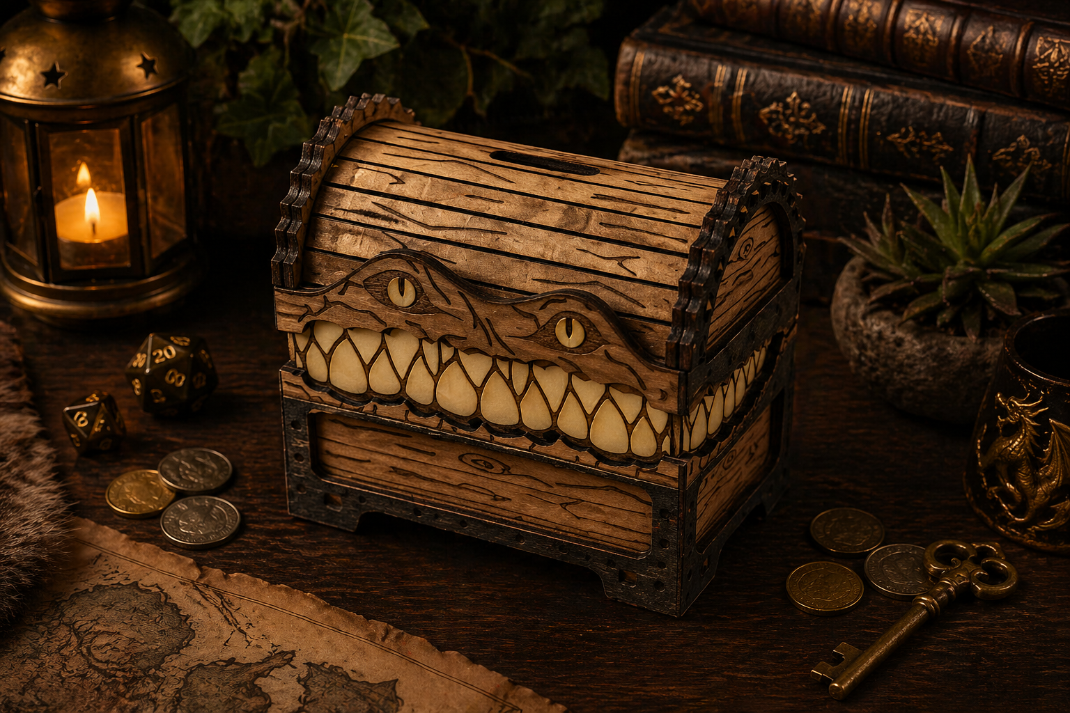 Coffre Tirelire Monstre