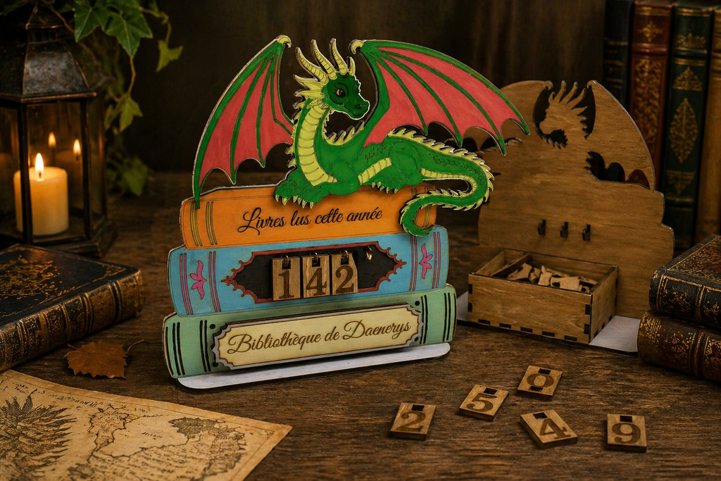 Compteur de livre - Dragon