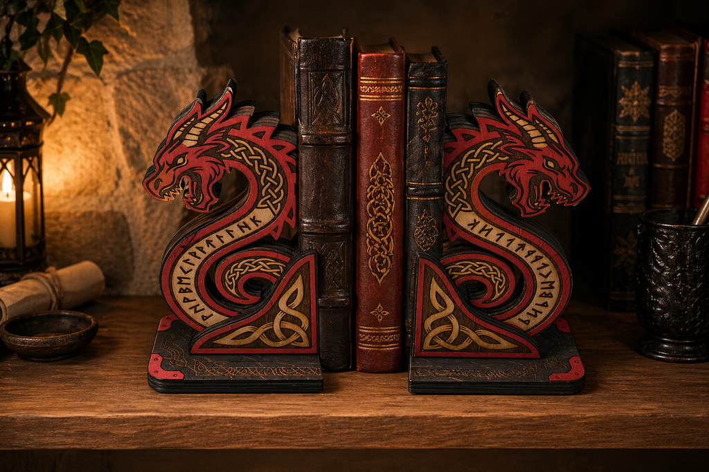 Serre-livres Dragon (paire)