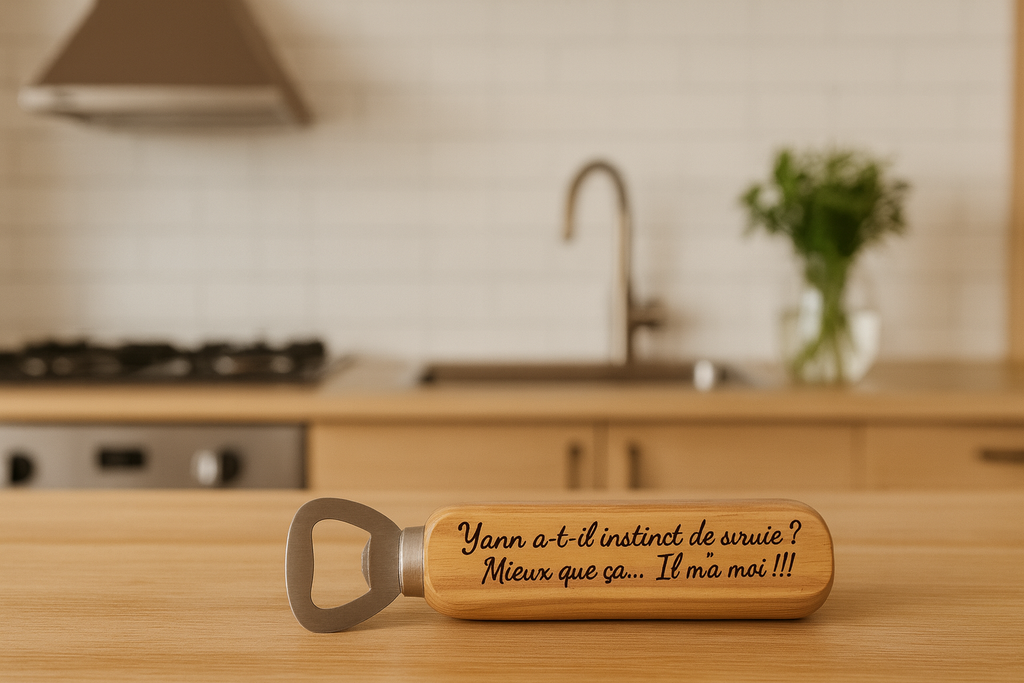 Décapsuleur long - déjà gravé