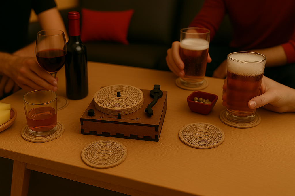 Platine dessous de verre - gravé (Personnalisable)