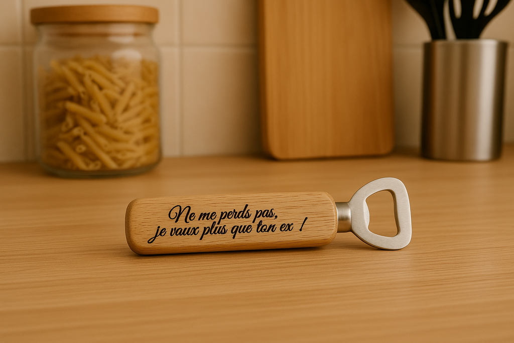 Décapsuleur long - déjà gravé