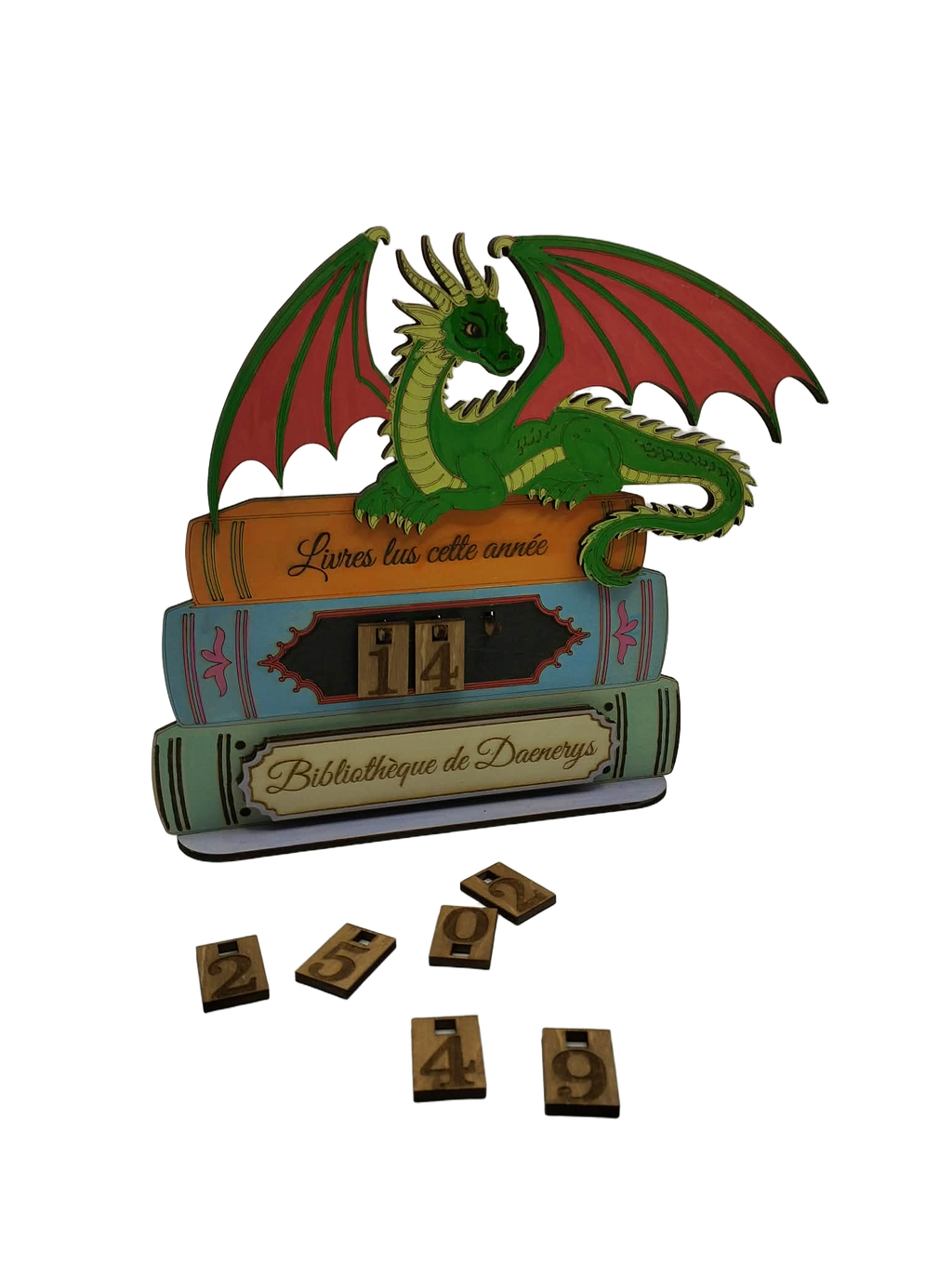 Compteur de livre - Dragon