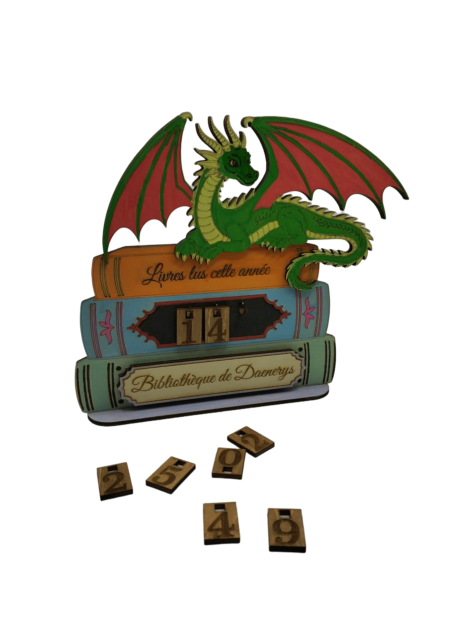 Compteur de livre - Dragon
