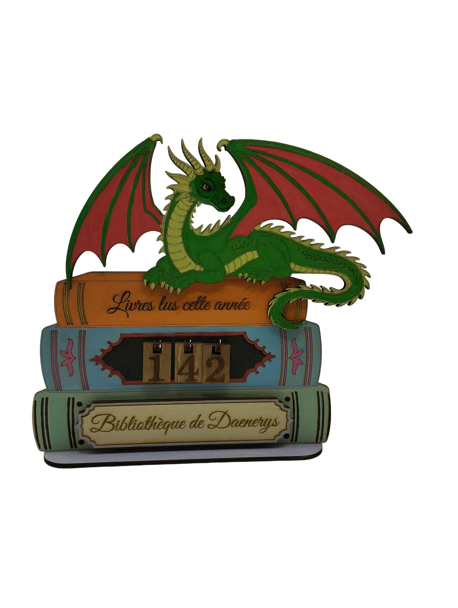 Compteur de livre - Dragon